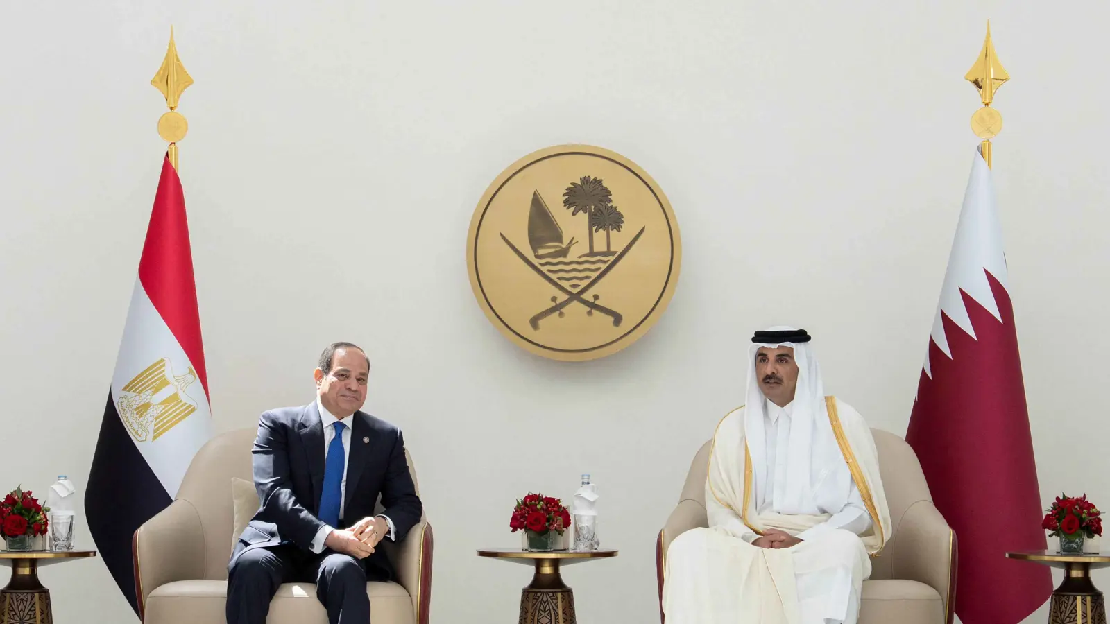 توافق مصري قطري حول المصالحة الفلسطينية وخطة إعمار غزة