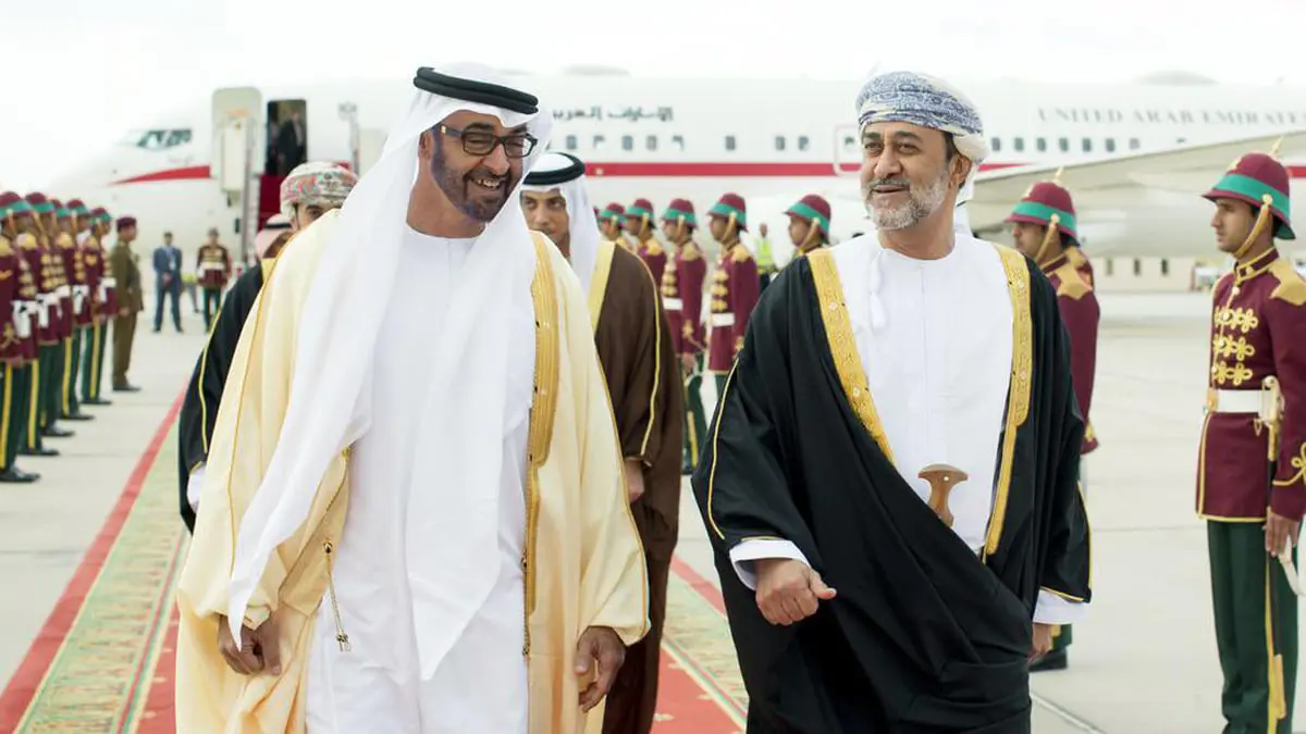 سلطان عُمان وولي عهد أبوظبي يتبادلان التهاني بعيد الأضحى