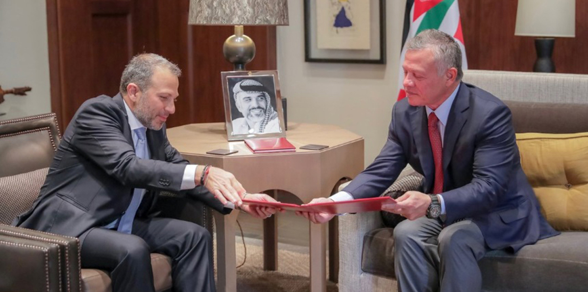 جبران باسيل من عمان: تمنينا فتح معبر نصيب بسرعة ليأكل الأردنيون التفاح اللبناني