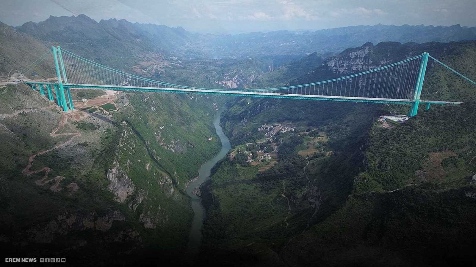 دقيقتان بدل ساعتين.. الصين تشيد أطول جسر في العالم (فيديو إرم)