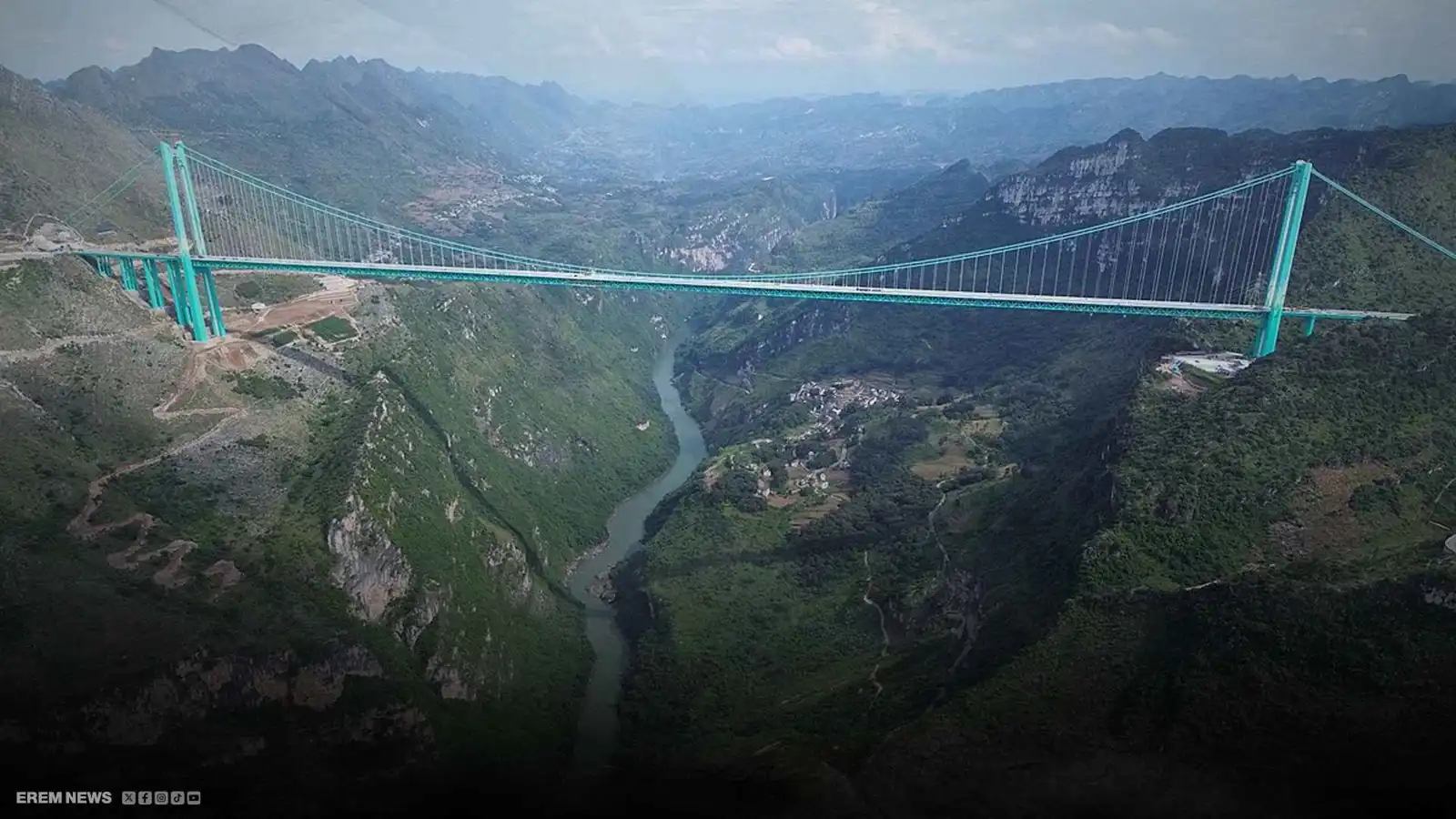 دقيقتان بدل ساعتين.. الصين تشيد أطول جسر في العالم (فيديو إرم)