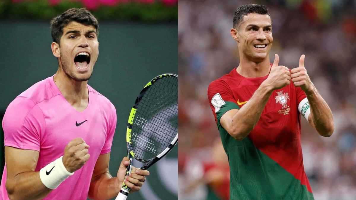 بينهم رونالدو.. ألكاراز يختار أفضل 5 لاعبين في التاريخ