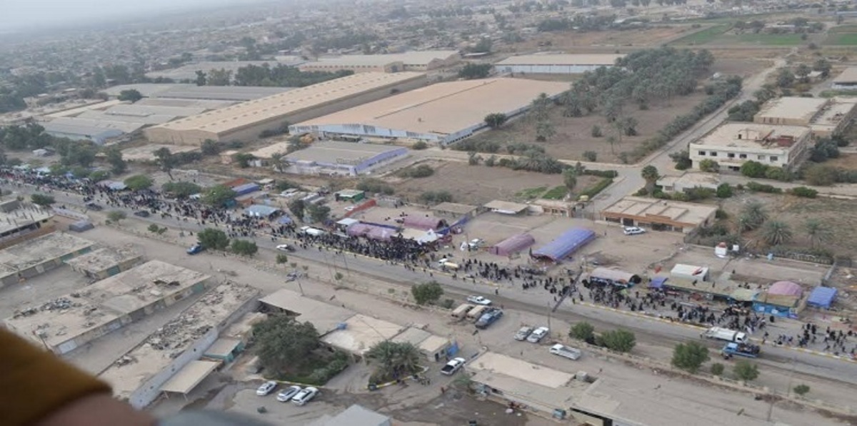 بالصور.. بغداد تكتظ بالزائرين المتوجهين إلى كربلاء لإحياء أربعينية الإمام الحسين