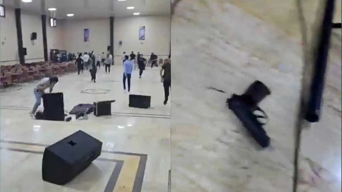 رصاص ودمار.. هجوم على حفل للفنان السوري محمد الشيخ في إدلب (فيديو)