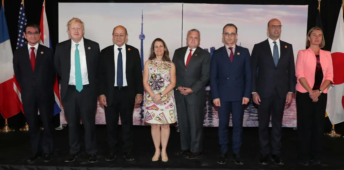 مجموعة السبع الكبرى: على روسيا المساعدة في حل الأزمة السورية