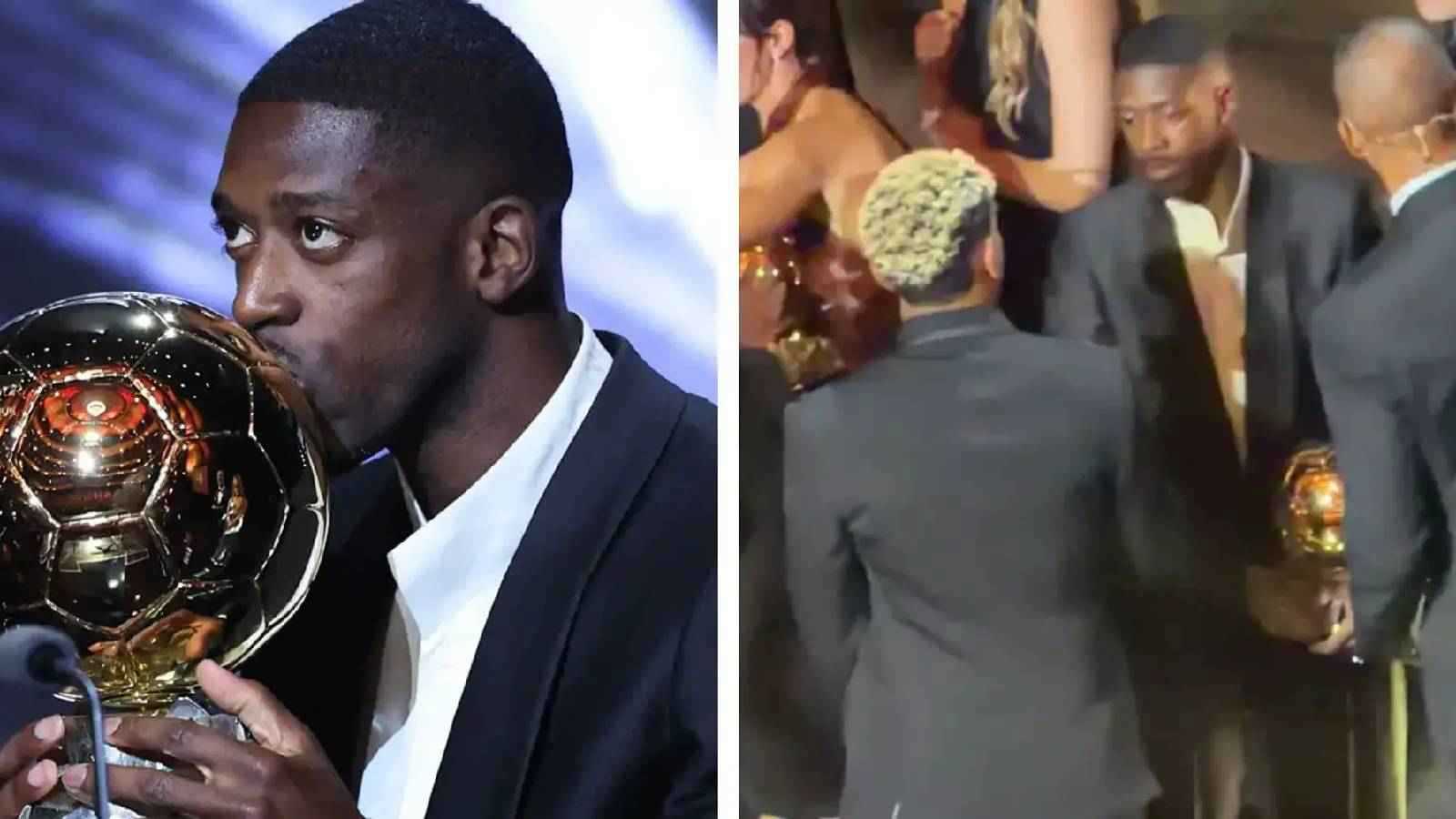 بعدما رفض الوقوف لمصافحته.. لامين يامال يصالح عثمان ديمبلي  (فيديو)