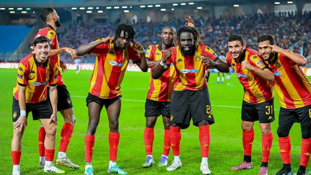 لاعبو الترجي. (وكالات)