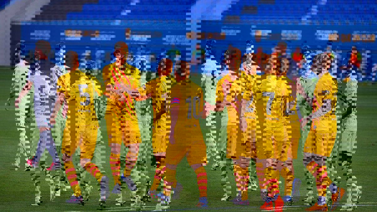 "ماركا" ترصد أبرز الفائزين من مباراة برشلونة ضد خيمناستيك الودية تحت قيادة كومان