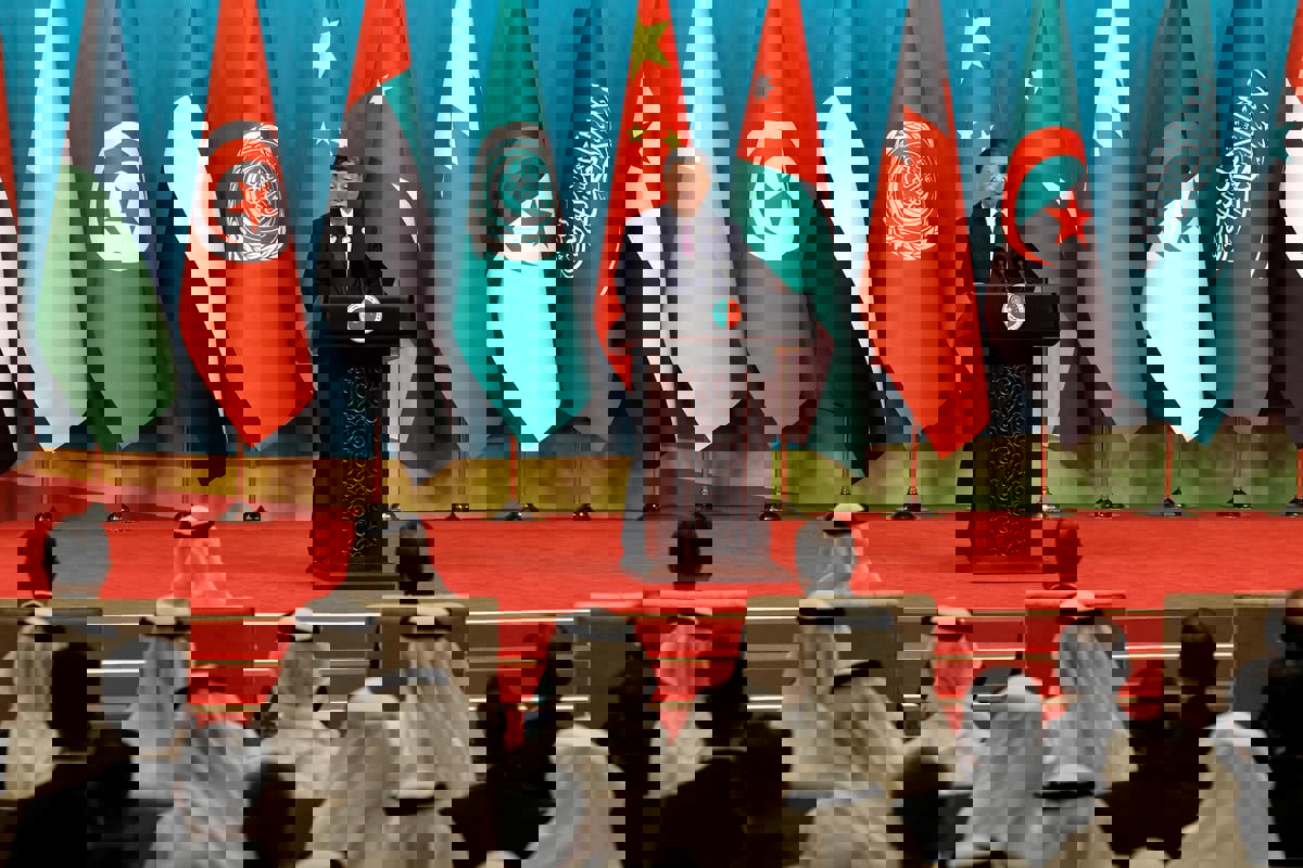 أمام قادة عرب.. الرئيس الصيني يدافع عن غزة بـ"3 لاءات"