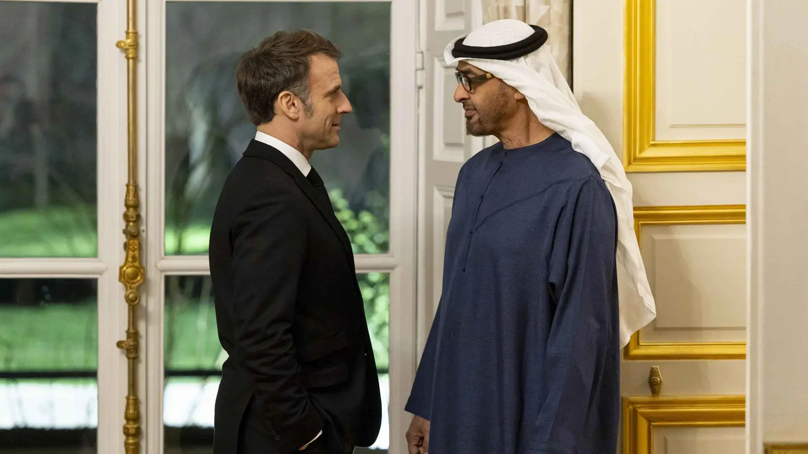 الرئيس الإماراتي وماكرون يستعرضان في باريس التطورات الإقليمية والدولية