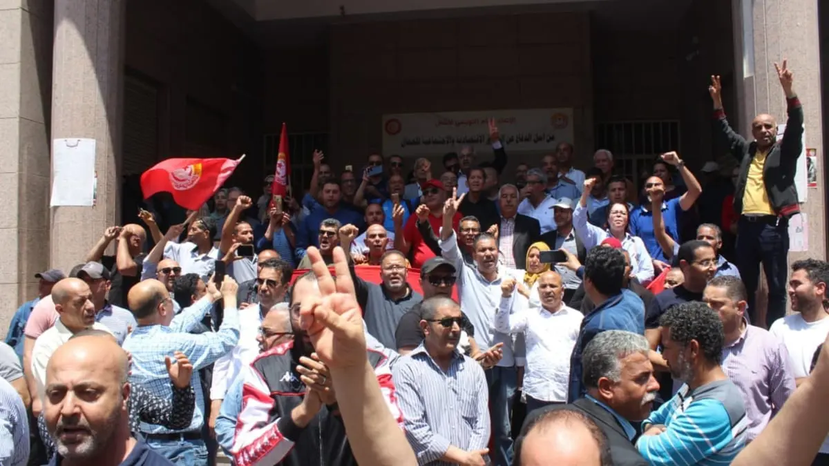 اتحاد الشغل التونسي يقاضي عبير موسى والحزب الدستوري الحر
