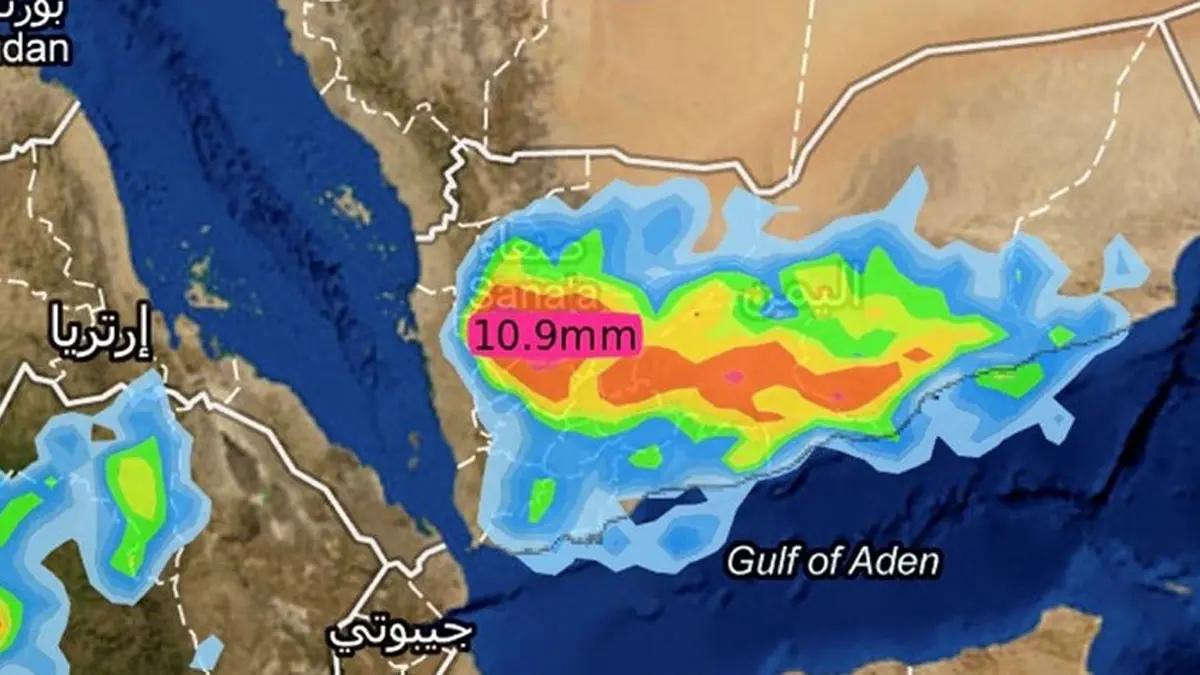 الحكومة اليمنية تستعد لمنخفض مداري مصحوب بكميات كبيرة من الأمطار