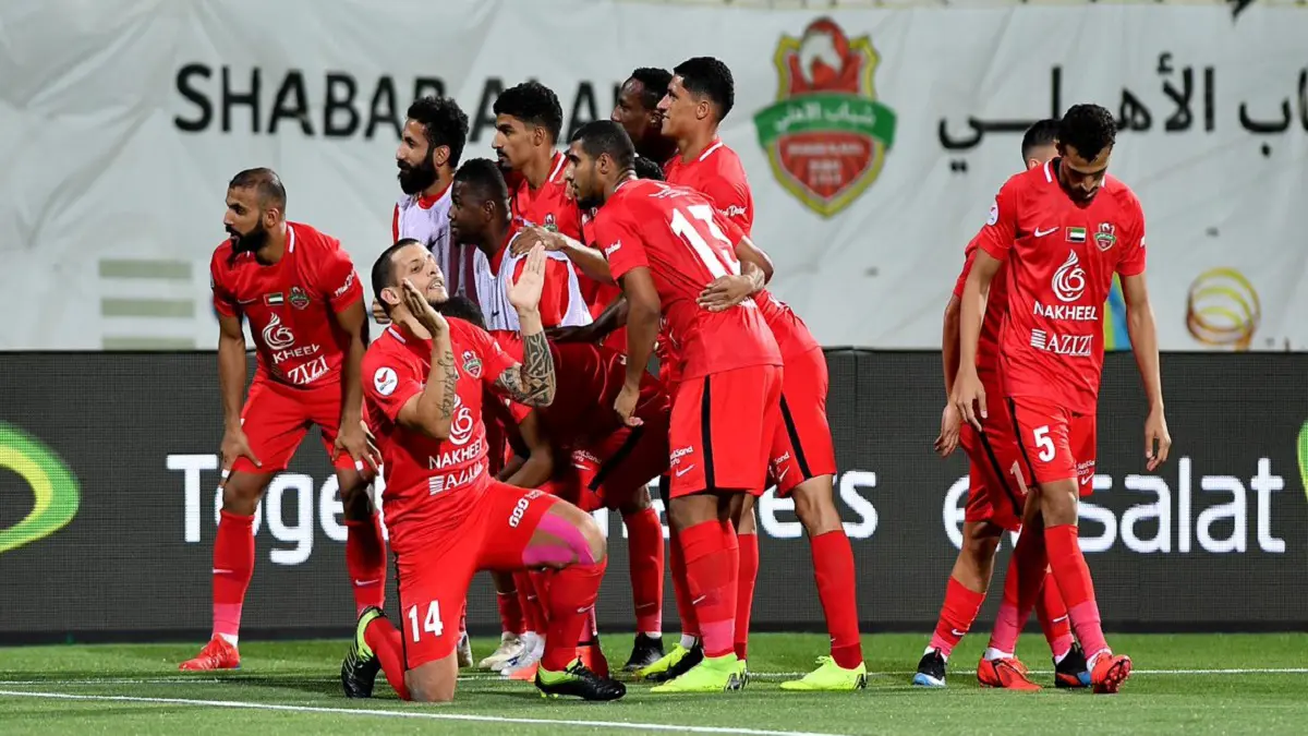 شباب الأهلي دبي يتخطى الفجيرة وينتزع المركز الثاني من العين في ترتيب الدوري الإماراتي (فيديو)