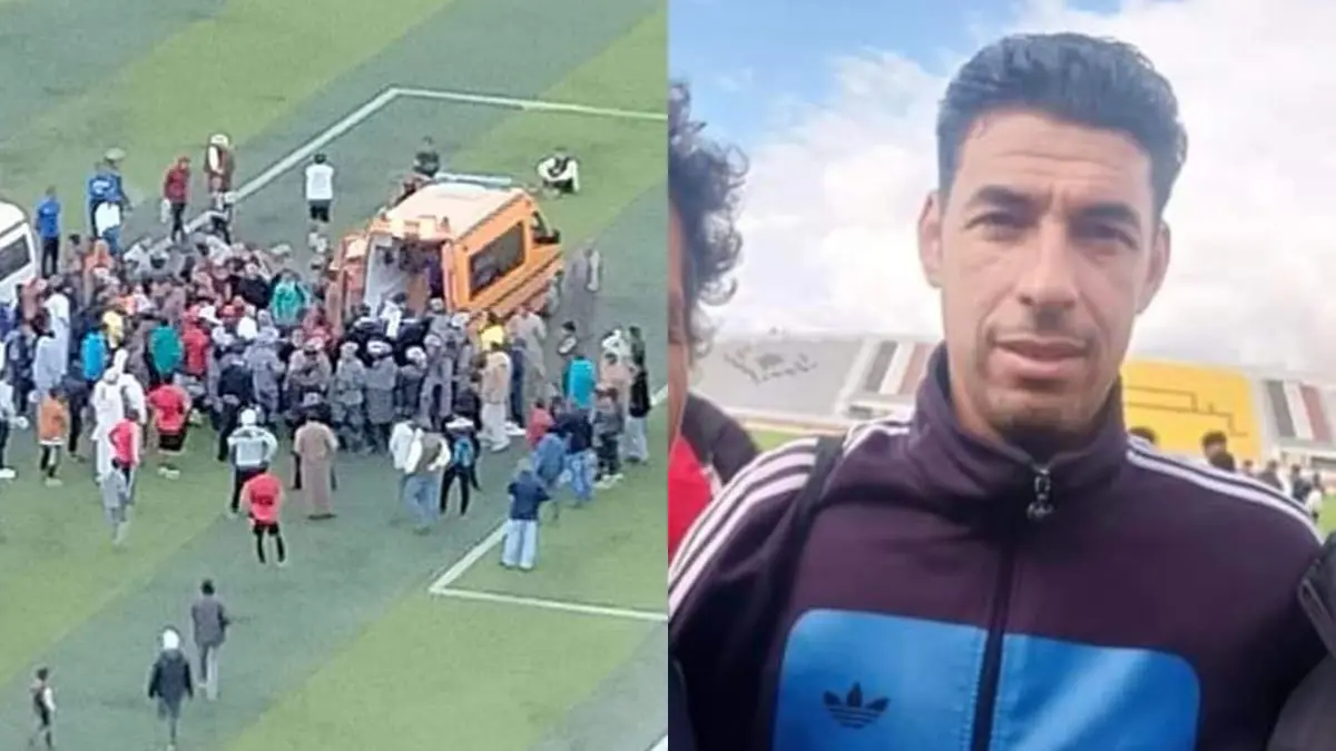 وفاة لاعب نادي مطروح سامي سعيد بعد سقوطه مغشيًا عليه في الملعب (فيديو)
