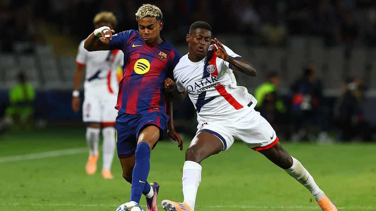 كابوس لامين يامال.. لماذا حصل نونو مينديز على رجل مباراة برشلونة وسان جيرمان؟