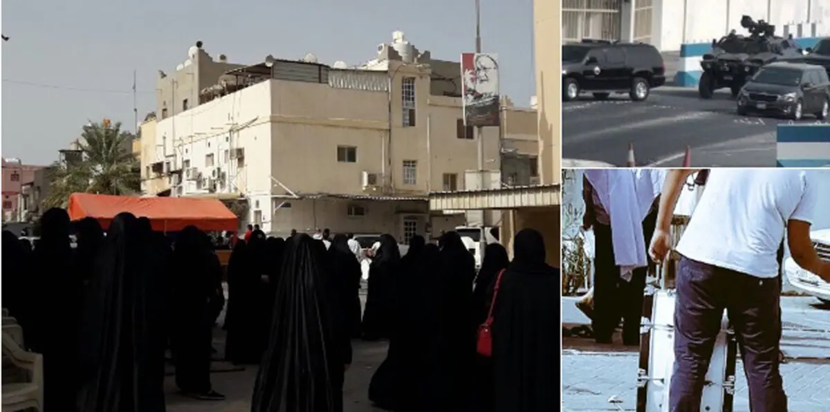 قوات الأمن البحرينية تبدأ عملية في #الدراز مسقط رأس عيسى قاسم (فيديو وصور)