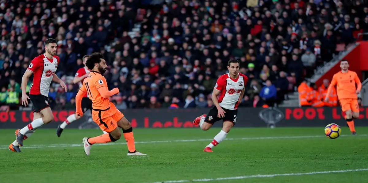 شاهد هدف محمد صلاح في مرمى ساوثهامبتون (فيديو)
