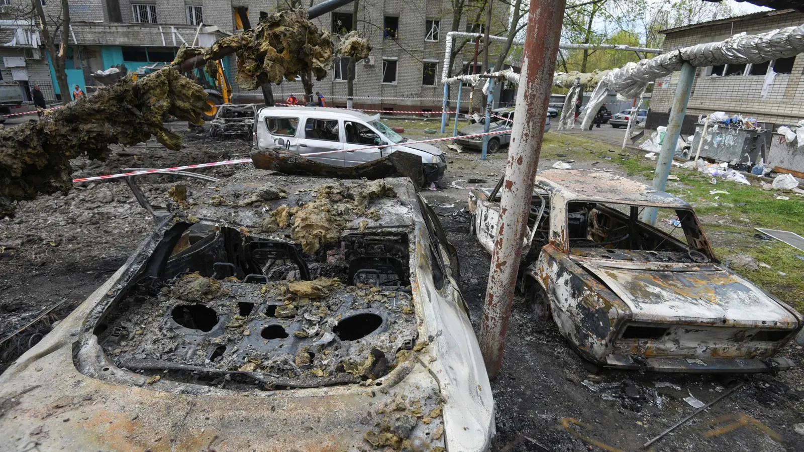 هجوم مسيّرات روسي واسع النطاق على دنيبرو الأوكرانية