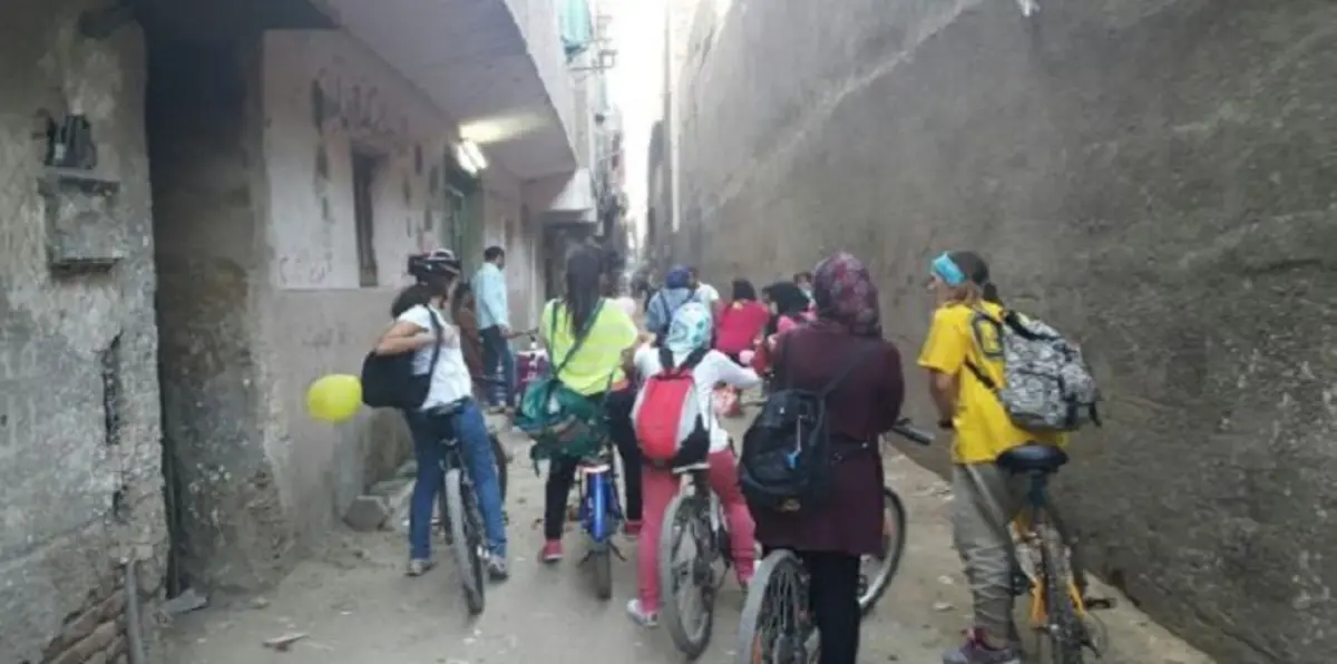 درَّاجات الخير النسائية تجوب شوارع مصر لأعمال إنسانية