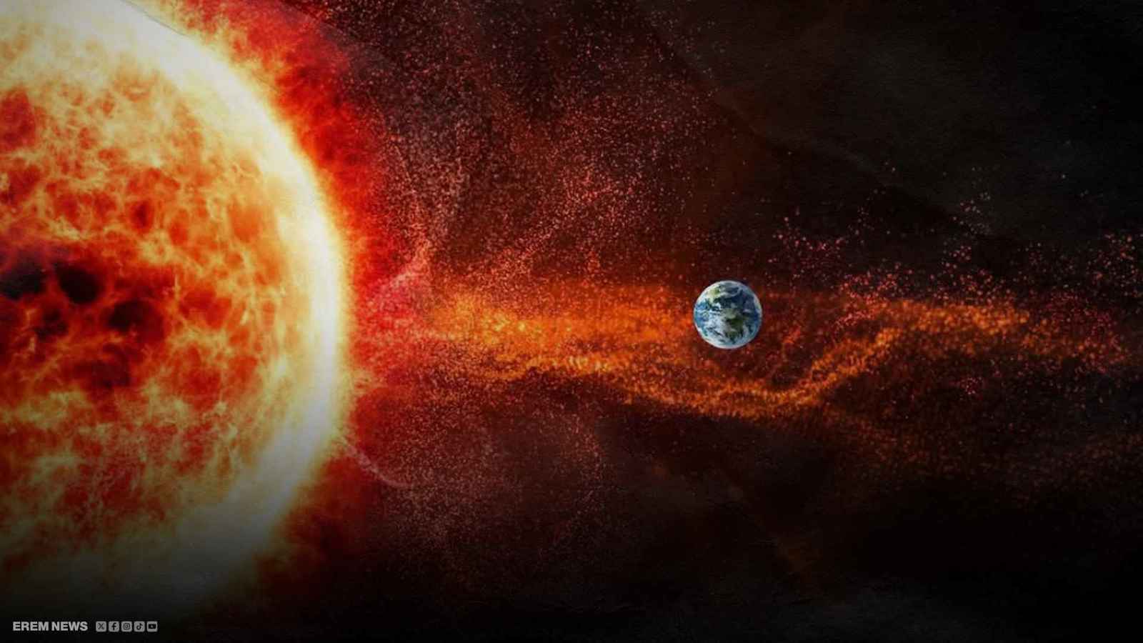 انفجار شمسي - تعبيرية