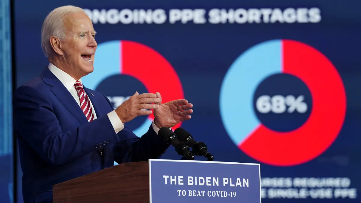 بايدن يعد بلقاحات مجانية "للجميع" ضد كورونا إذا فاز بالرئاسة