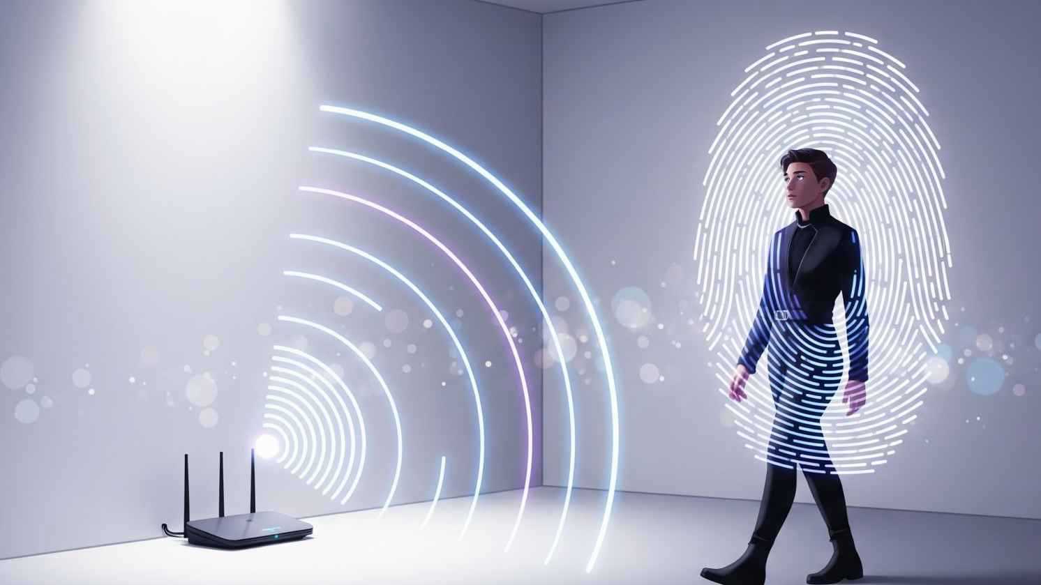 وداعاً للكاميرات.. تقنية جديدة تحدد هويتك وتراقبك خلف الجدران