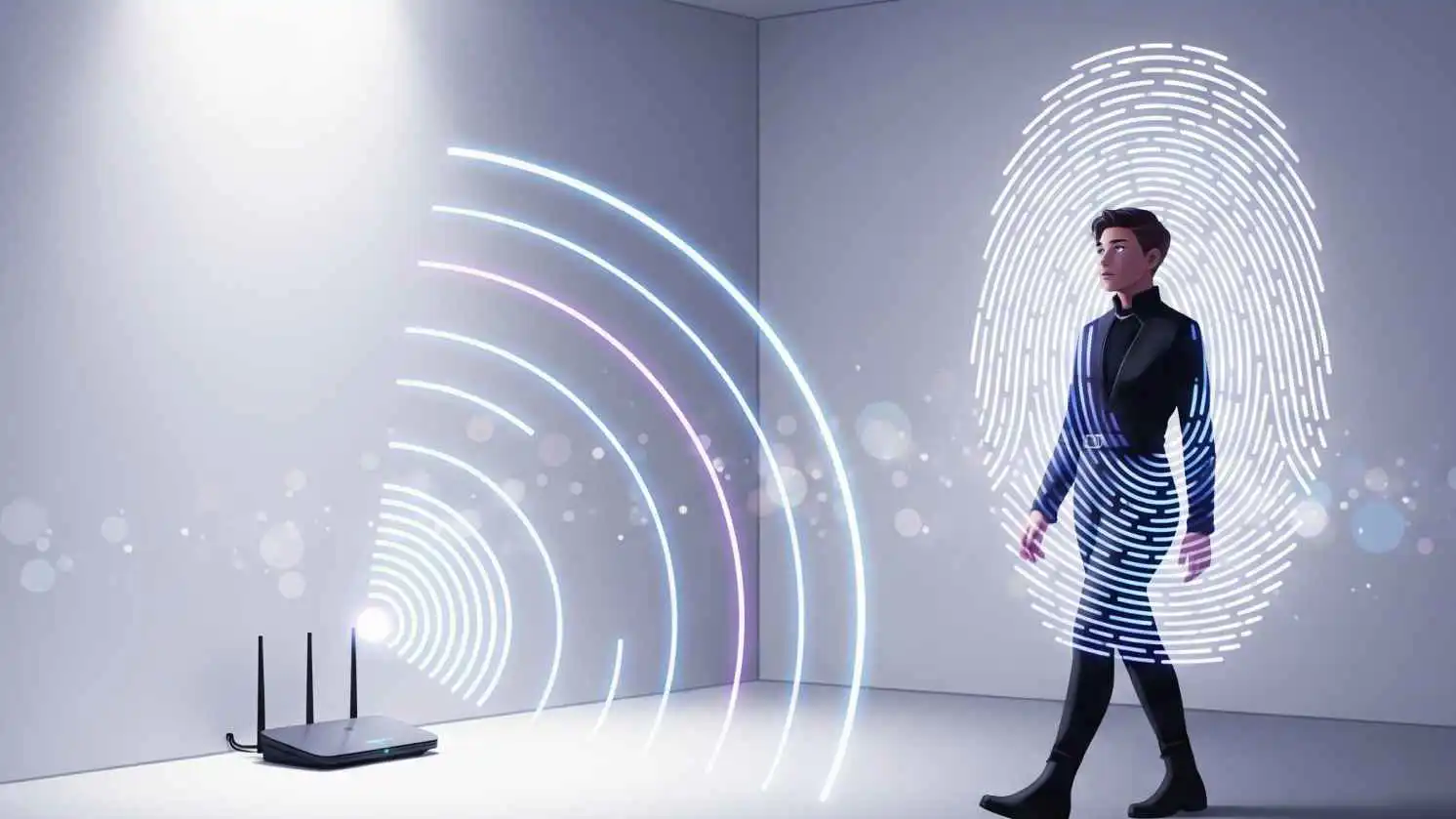 وداعاً للكاميرات.. تقنية جديدة تحدد هويتك وتراقبك خلف الجدران