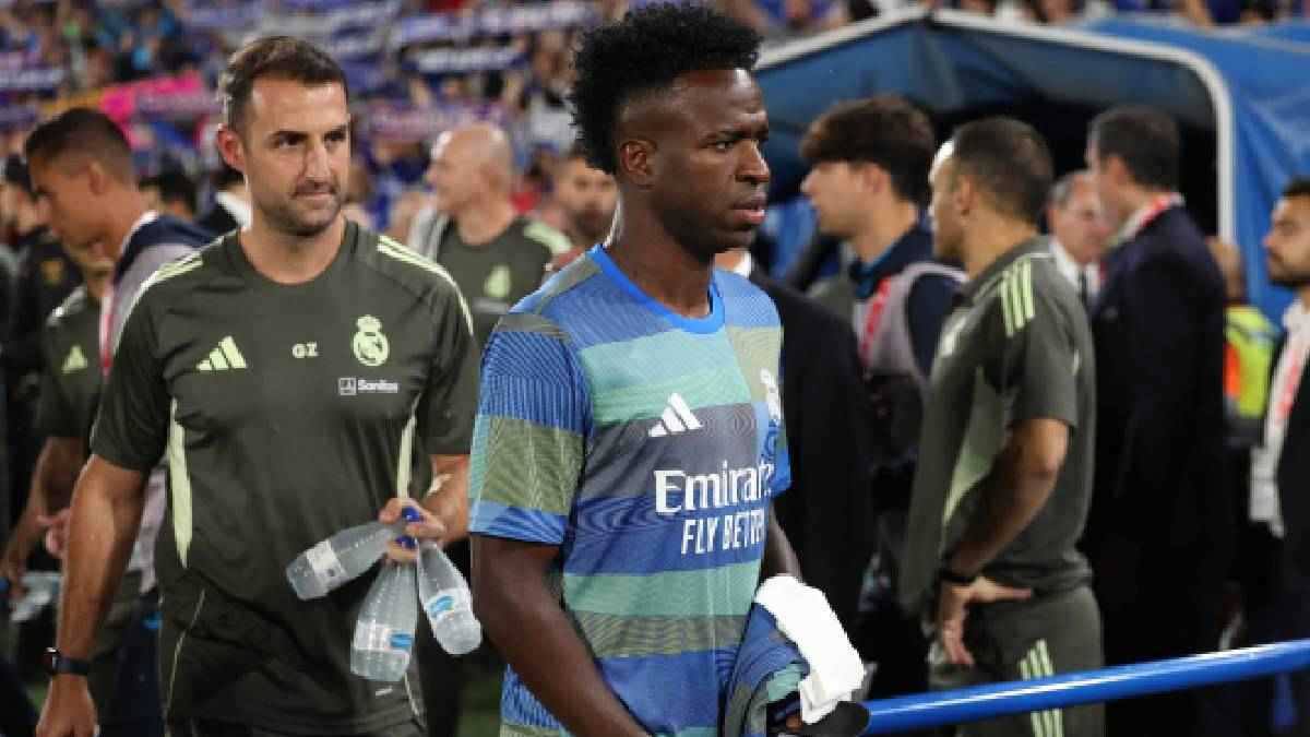 لهذا السبب الجميع يكرهك.. لاعب خيتافي يصدم فينيسيوس جونيور (فيديو)