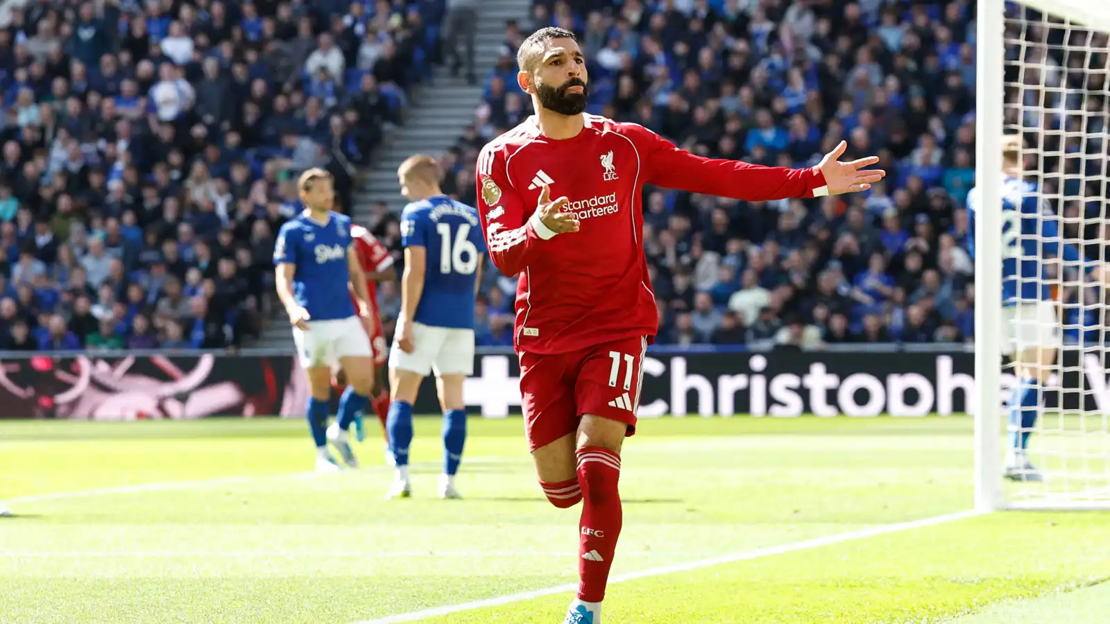 رجل المباراة.. تقييم وإحصائيات محمد صلاح في ديربي الميرسيسايد