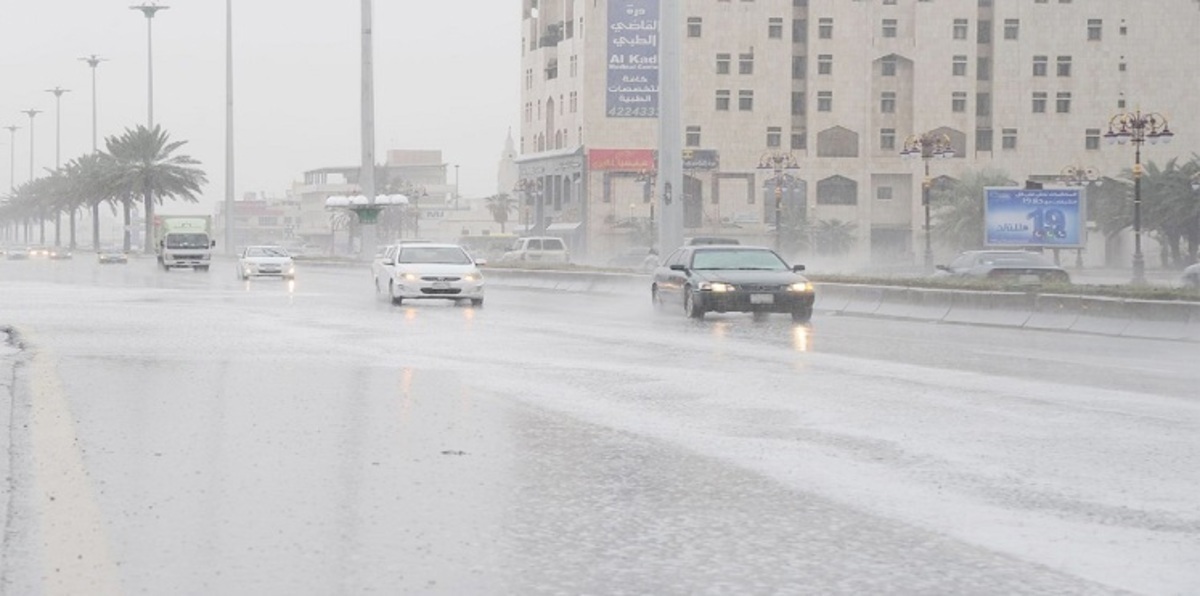 تواصل هطول الأمطار الغزيرة في السعودية وتحذيرات من تشكل السيول (فيديو)