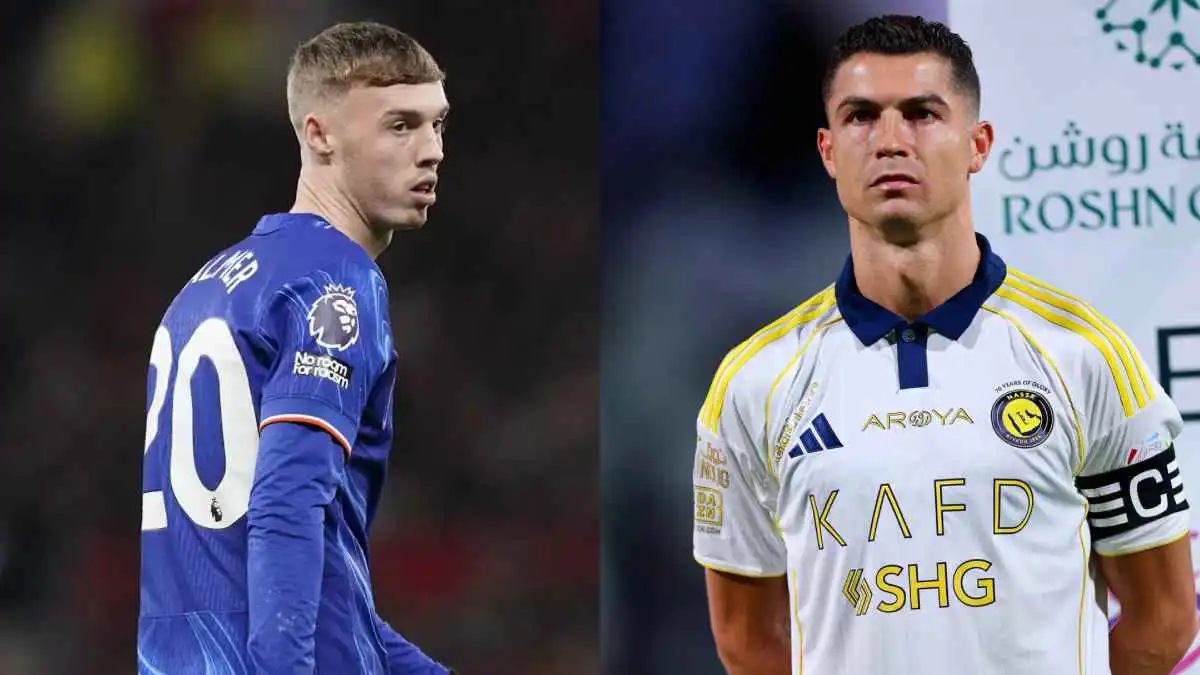 ترتيب صادم لكريستيانو رونالدو.. كول بالمر يختار أعظم 5 لاعبين