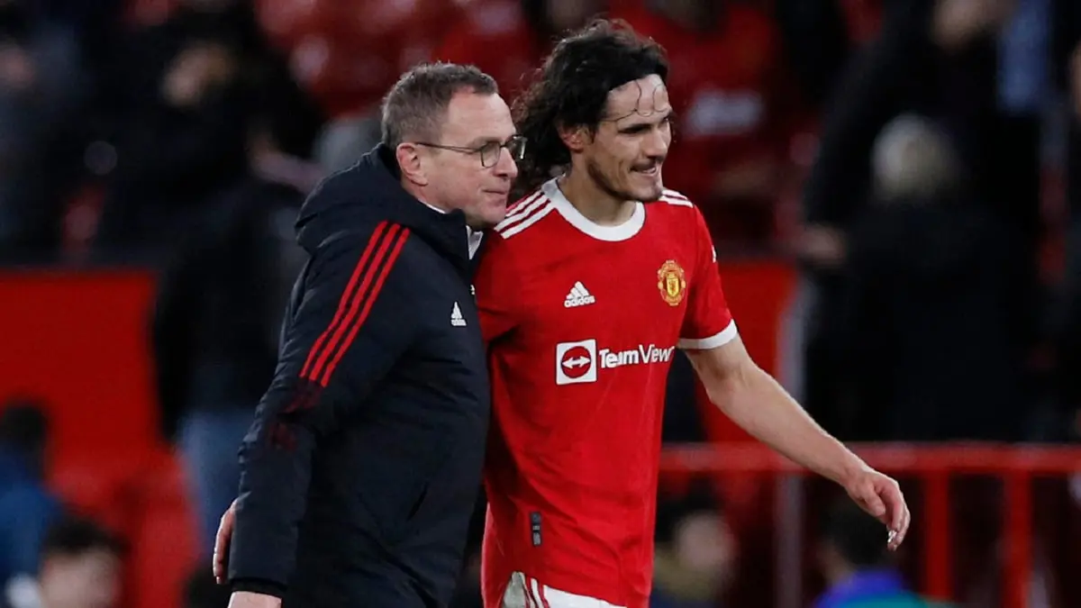 مع اهتمام برشلونة: رانجنيك يحث كافاني على الاستمرار مع مانشستر يونايتد