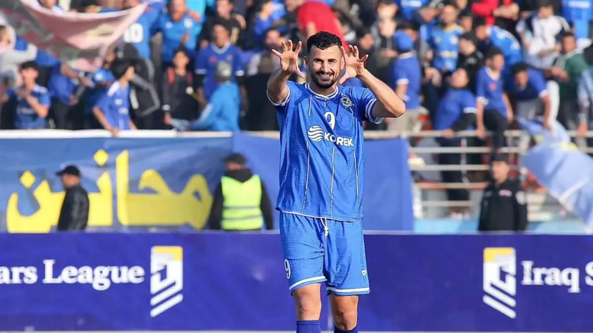 أيمن حسين يخشى تكرار طرده بعد احتفاله بهدفه (فيديو)