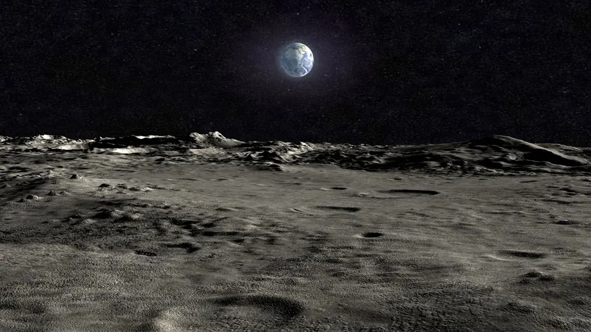 ناسا: الأمطار تسقط على سطح القمر (فيديو)