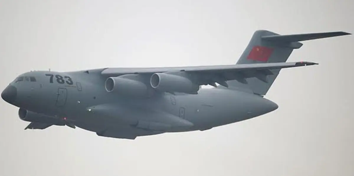 الصين تكشف النقاب عن أضخم طائرة شحن عسكرية (فيديو)