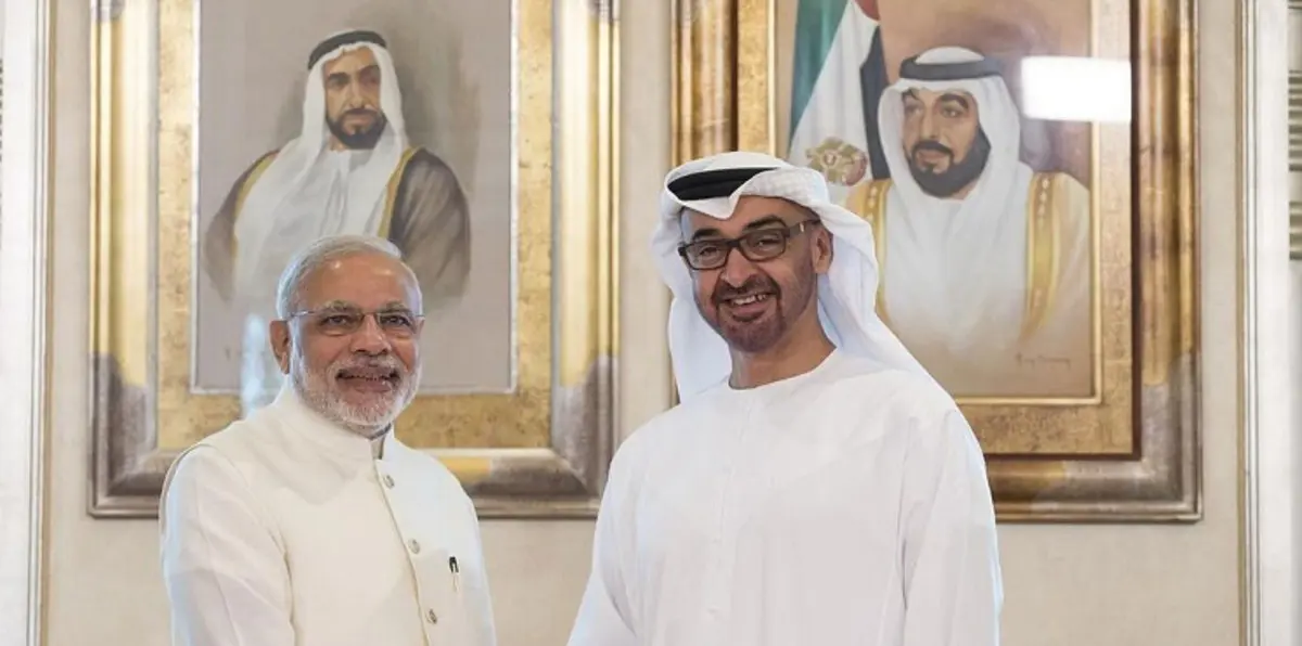 محمد بن زايد يبحث تعزيز التعاون الأمني مع الهند