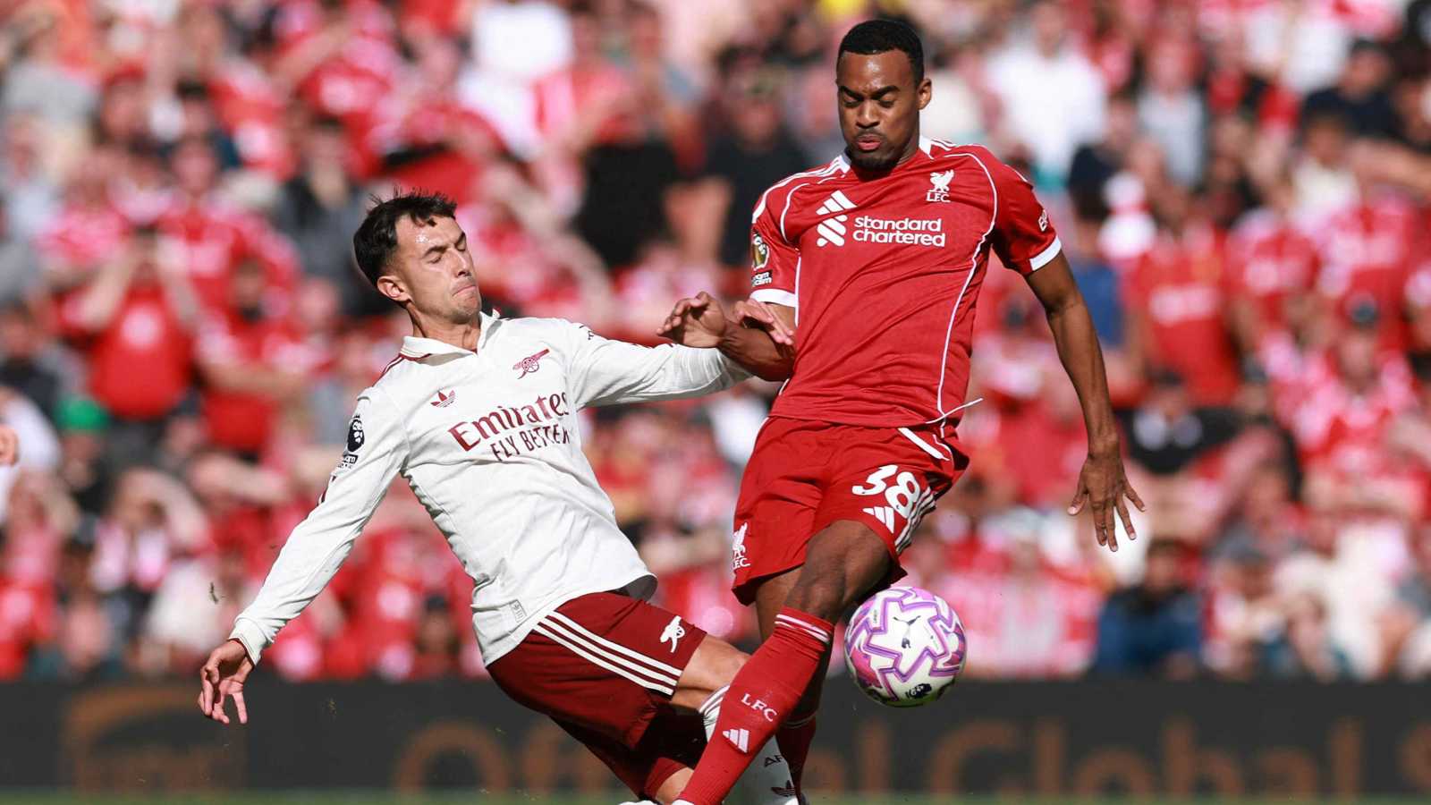 ملخص وهدف ونتيجة مباراة ليفربول ضد آرسنال في الدوري الإنجليزي