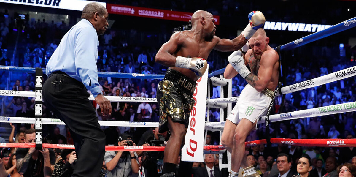 نزال القرن.. الملاكم مايويذر يحطم مكغريغور بالضربة القاضية الفنية (فيديو وصور)