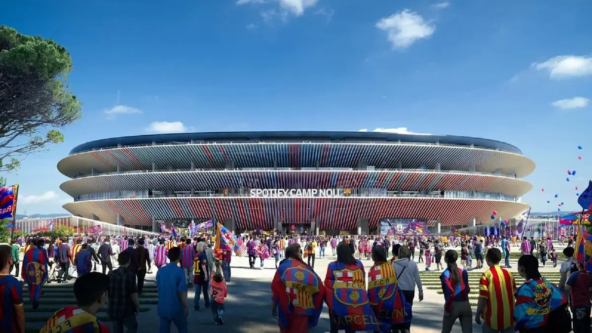 لص يدخل ملعب كامب نو ويسرق مطرقة (صورة)