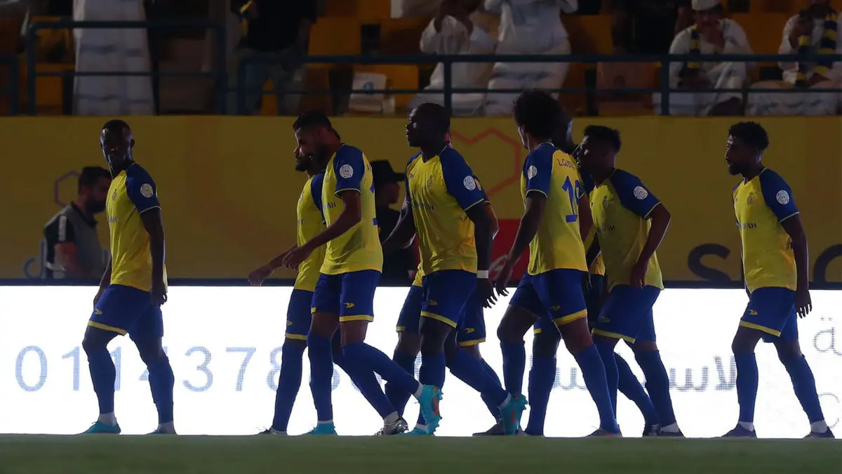 مباراة النصر ضد الوحدة.. تحذير لمسؤولي الملعب بعد إطفاء الأنوار عقب هدف أبوبكر