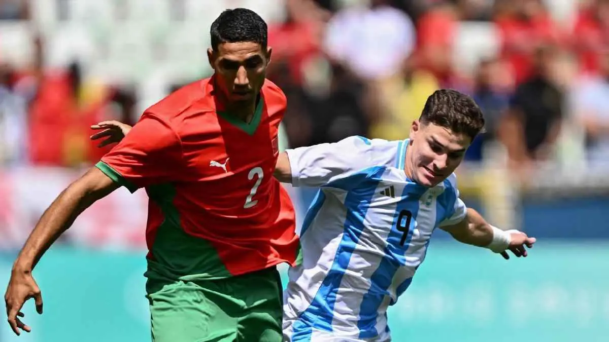 أشرف حكيمي في أولمبياد باريس