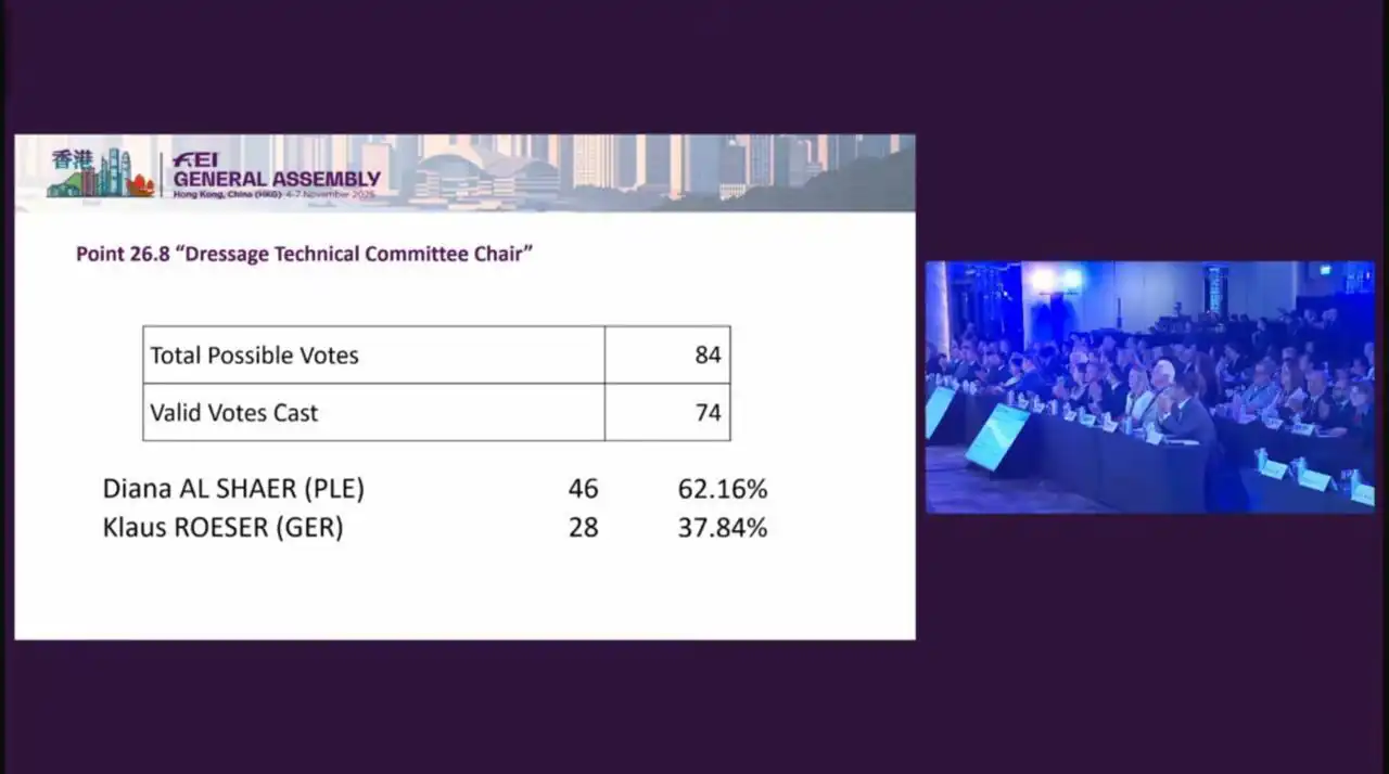 الإعلان الرسمي لفوز الفلسطينية ديانا الشاعر