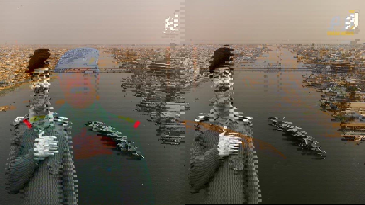 صور جوية لانقلاب يخت صدام حسين