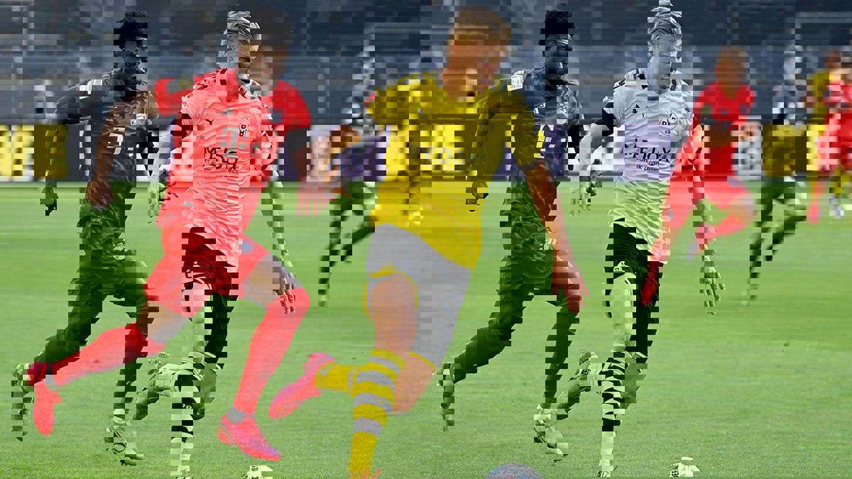 هدف مباراة بايرن ميونخ وبروسيا دورتموند.. جوشوا كيميش يضع البافاري في المقدمة (فيديو)