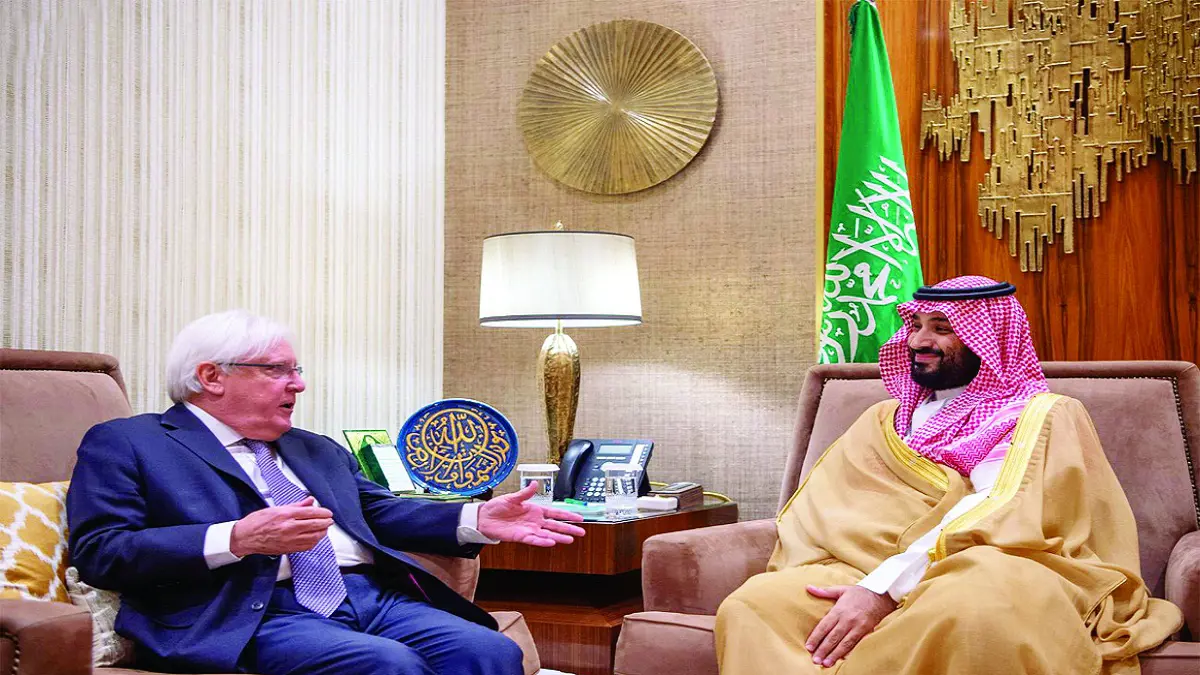 المبعوث الأممي لليمن يهنئ ولي العهد السعودي بـ "اتفاق الرياض"