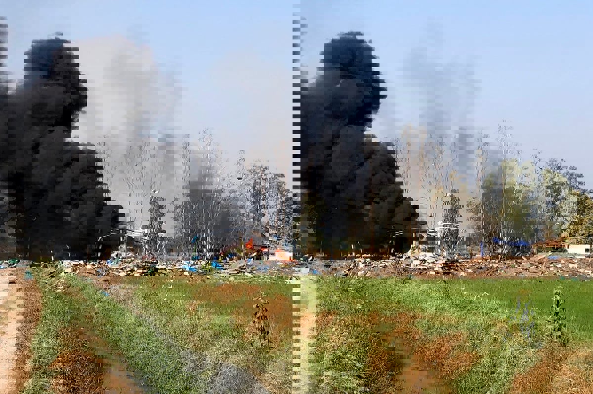 23 قتيلا بانفجار مصنع للألعاب النارية في تايلاند
