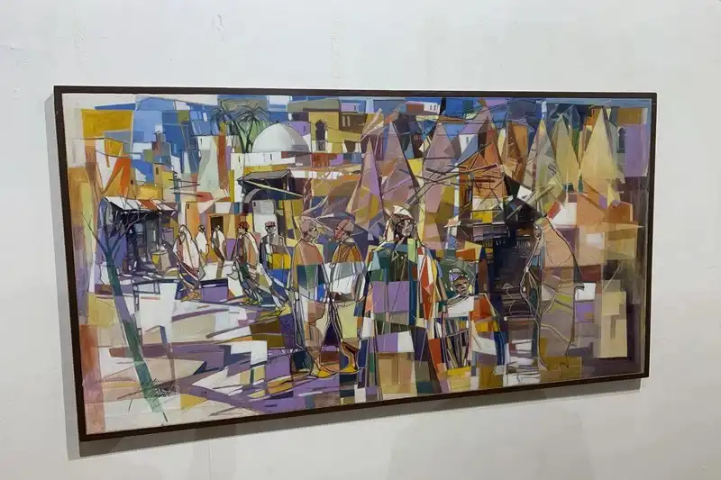 جانب من اللوحات