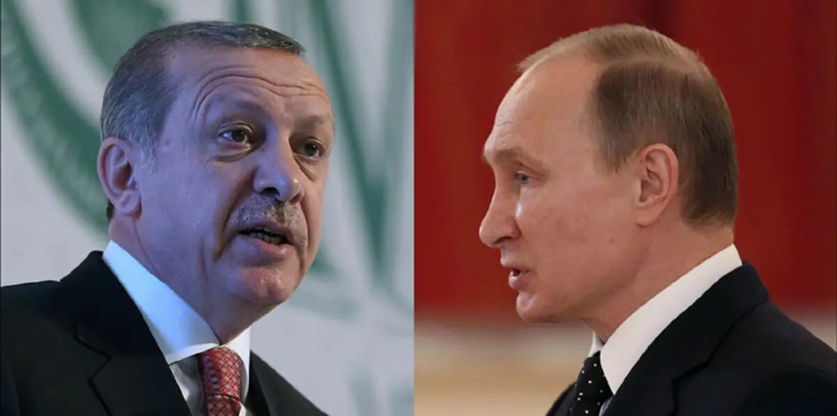 أردوغان وبوتين يبحثان هاتفياً التطورات المتعلقة بسوريا والعراق
