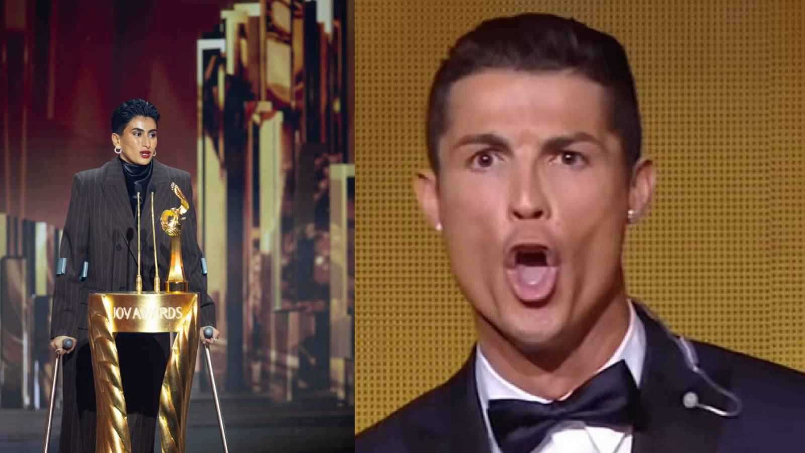 تلعب في الهلال وتعشق رونالدو.. من هي ليلى القحطاني المتوجة بـ "جوي أوردز"؟ 