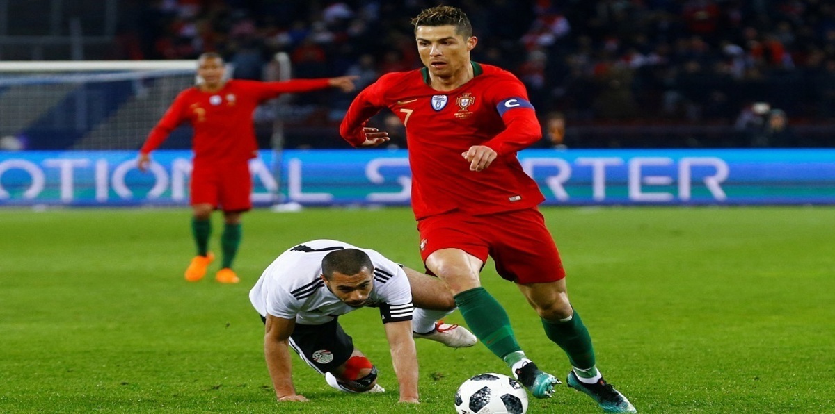 كريستيانو رونالدو يسجل رقمًا نادرًا في مباراة مصر والبرتغال